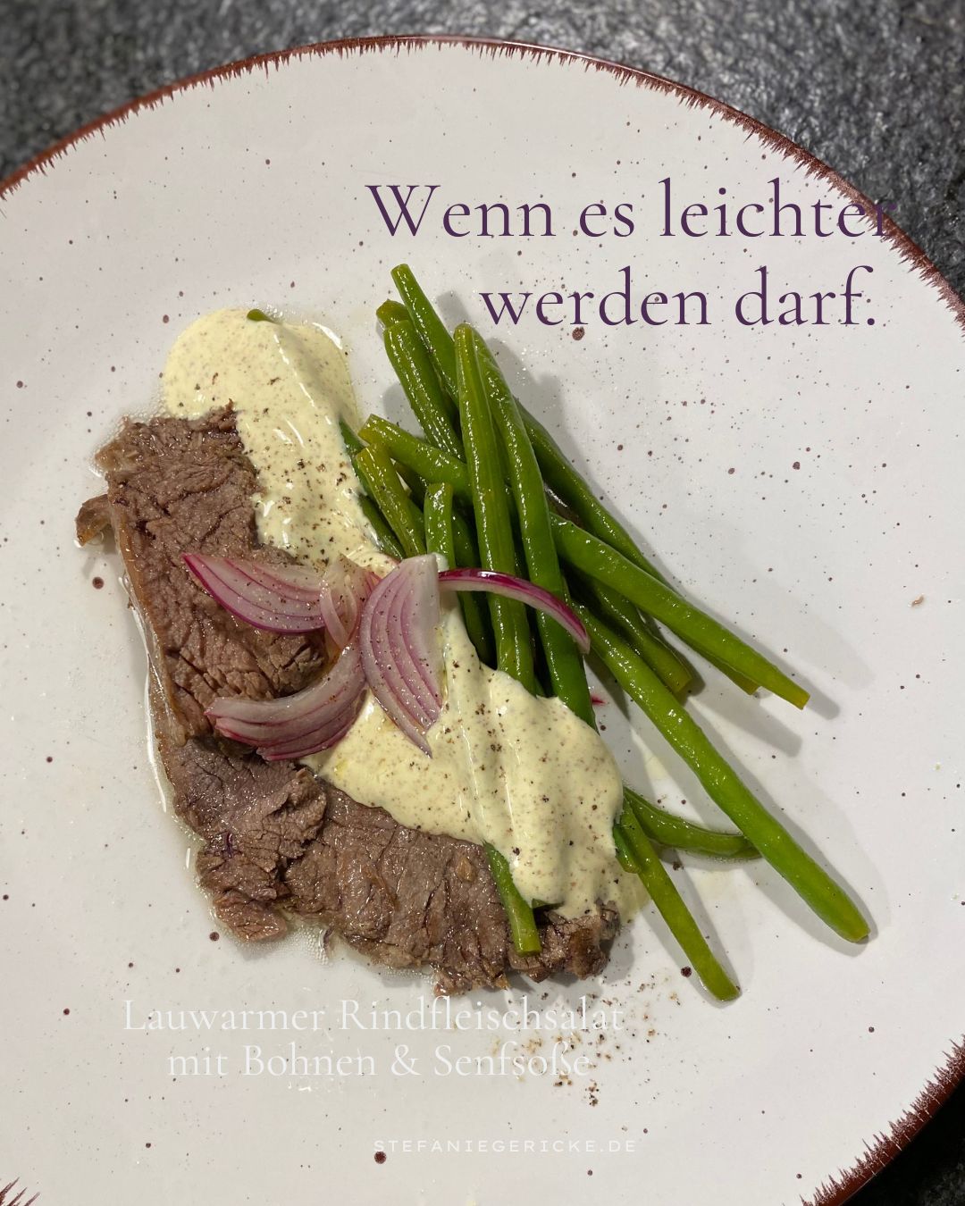Was koche ich heute? 6 einfach "Richtige"! Knödel mit Wintergemüse-Ragout 3 Rindfleischsalat mit Bohnen